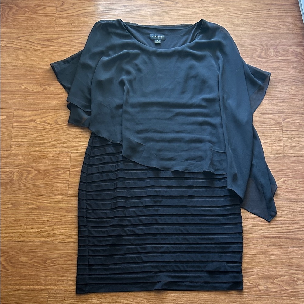 Scarlett Cape Sheath Dress